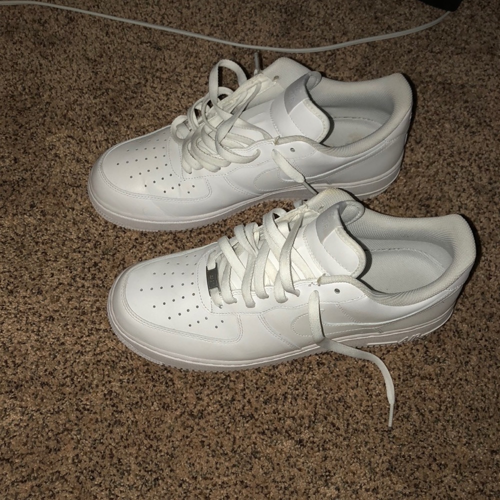 Air Force Ones WHITE worn 1x